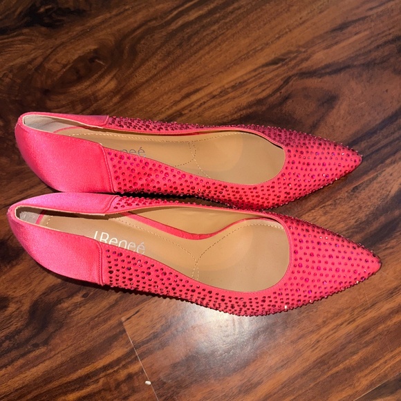 J. Renee Pink Sparkle Heel size 10 - Picture 7 of 7